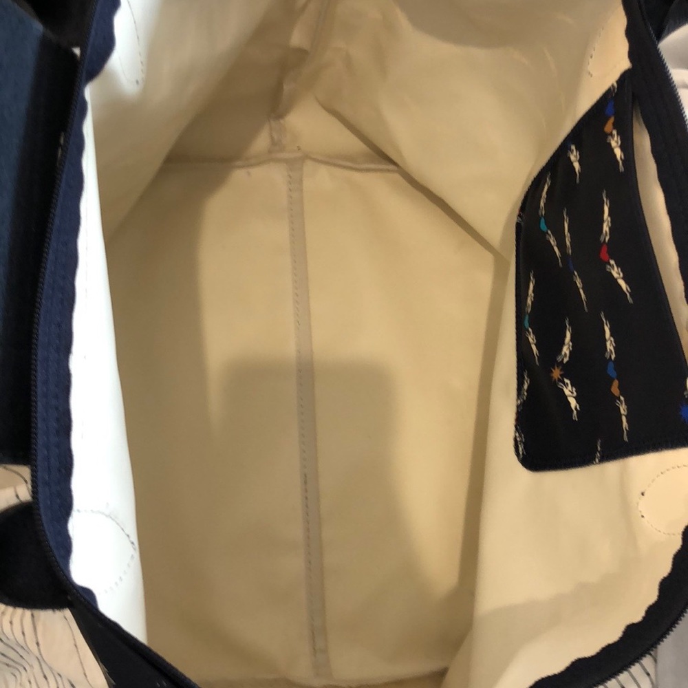 Longchamp Le Pliage blue multicolor print - Picture 9 of 9